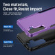 For Samsung Galaxy S24+ 5G Pioneer Armor Heavy Duty PC Hybrid TPU Phone Case(Purple+Black)