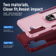 For Samsung Galaxy S24+ 5G Pioneer Armor Heavy Duty PC Hybrid TPU Phone Case with Holder(Pink+Rose Red)