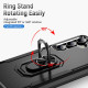 For Samsung Galaxy S24+ 5G Pioneer Armor Heavy Duty PC Hybrid TPU Phone Case with Holder(Black)