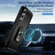 For Samsung Galaxy S24+ 5G Pioneer Armor Heavy Duty PC Hybrid TPU Phone Case with Holder(Black)