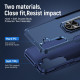 For Samsung Galaxy S24+ 5G Pioneer Armor Heavy Duty PC Hybrid TPU Phone Case with Holder(Blue)