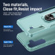 For Samsung Galaxy S24+ 5G Pioneer Armor Heavy Duty PC Hybrid TPU Phone Case with Holder(Green)