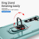 For Samsung Galaxy S24+ 5G Pioneer Armor Heavy Duty PC Hybrid TPU Phone Case with Holder(Green)