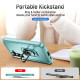 For Samsung Galaxy S24+ 5G Pioneer Armor Heavy Duty PC Hybrid TPU Phone Case with Holder(Green)