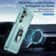 For Samsung Galaxy S24+ 5G Pioneer Armor Heavy Duty PC Hybrid TPU Phone Case with Holder(Green)