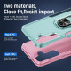 For Samsung Galaxy S24+ 5G Pioneer Armor Heavy Duty PC Hybrid TPU Phone Case with Holder(Green+Pink)