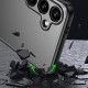 For Samsung Galaxy S24+ 5G Frosted Metal Phone Case(Blue)