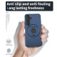 For Samsung Galaxy S24+ 5G Armor MagSafe Ring Holder Phone Case(Blue)