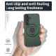 For Samsung Galaxy S24+ 5G Armor MagSafe Ring Holder Phone Case(Deep Green)