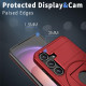 For Samsung Galaxy S24+ 5G Armor MagSafe Ring Holder Phone Case(Red)