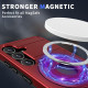 For Samsung Galaxy S24+ 5G Armor MagSafe Ring Holder Phone Case(Red)