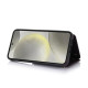 For Samsung Galaxy S24+ 5G YM006 Skin Feel Zipper Card Bag Phone Case with Dual Lanyard(Dark Purple)