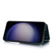 For Samsung Galaxy S23+ 5G YM006 Skin Feel Zipper Card Bag Phone Case with Dual Lanyard(Green)