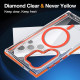 For Samsung Galaxy S24+ 5G Dual-Color Clear Acrylic Hybrid TPU MagSafe Phone Case(Transparent)