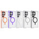 For Samsung Galaxy S24+ 5G Dual-Color Clear Acrylic Hybrid TPU MagSafe Phone Case(Grey)