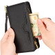 For Samsung Galaxy S24+ 5G Litchi Texture Zipper Leather Phone Case(Black)