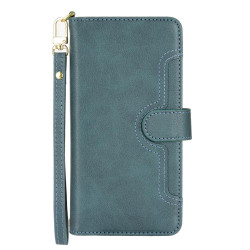 For Samsung Galaxy S24+ 5G Litchi Texture Zipper Leather Phone Case(Green)