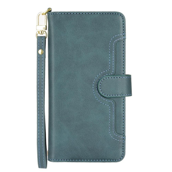 For Samsung Galaxy S24+ 5G Litchi Texture Zipper Leather Phone Case(Green)