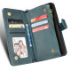For Samsung Galaxy S24+ 5G Litchi Texture Zipper Leather Phone Case(Green)