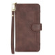 For Samsung Galaxy S24+ 5G Litchi Texture Zipper Leather Phone Case(Brown)