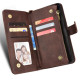 For Samsung Galaxy S24+ 5G Litchi Texture Zipper Leather Phone Case(Brown)