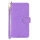 For Samsung Galaxy S24+ 5G Litchi Texture Zipper Leather Phone Case(Purple)