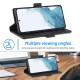 For Samsung Galaxy S24+ LC.IMEEKE Skin-friendly Card Slots Leather Phone Case(Black)
