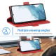 For Samsung Galaxy S24+ LC.IMEEKE Skin-friendly Card Slots Leather Phone Case(Red)