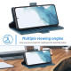 For Samsung Galaxy S24+ LC.IMEEKE Skin-friendly Card Slots Leather Phone Case(Blue)