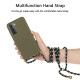 For Samsung Galaxy S24+ 5G Wheat Straw Material + TPU Phone Case with Lanyard(Army Green)