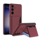 For Samsung Galaxy S24+ 5G GKK Ultra-thin Leather Card Slots Phone Case With Magnetic Holder(Red)