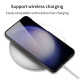 For Samsung Galaxy S24+ 5G GKK Ultra-thin Shockproof Phone Case with Holder(Silver)