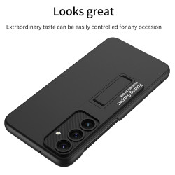 For Samsung Galaxy S24+ 5G GKK Ultra-thin Shockproof Phone Case with Holder(Red)