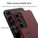 For Samsung Galaxy S24+ 5G GKK Ultra-thin Shockproof Phone Case with Holder(Red)