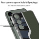 For For Samsung Galaxy S24+ 5G GKK Plating TPU + Leather Supercar Full Coverage Phone Case(Green)