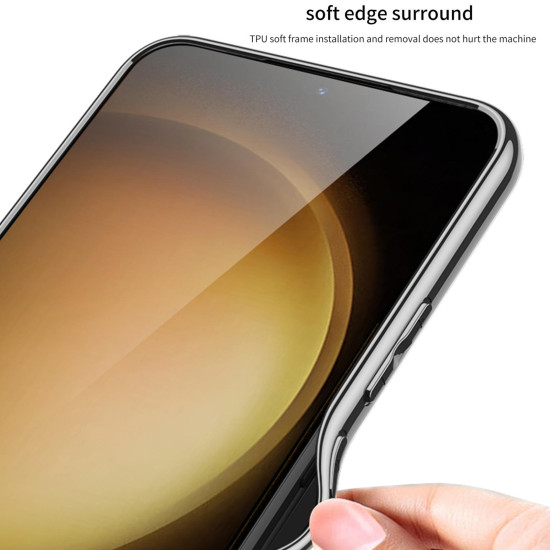 For For Samsung Galaxy S24+ 5G GKK Plating TPU + Leather Supercar Full Coverage Phone Case(Carbon Fiber)