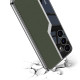 For For Samsung Galaxy S24+ 5G GKK Plating TPU + Leather Supercar Full Coverage Phone Case(Carbon Fiber)