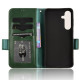 For Samsung Galaxy S24+ 5G Symmetrical Triangle Leather Phone Case(Green)