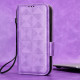 For Samsung Galaxy S24+ 5G Symmetrical Triangle Leather Phone Case(Purple)