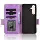 For Samsung Galaxy S24+ 5G Symmetrical Triangle Leather Phone Case(Purple)