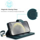 For Samsung Galaxy S24+ / S25+ 5G Multi-Card Wallet RFID Leather Phone Case(Green)