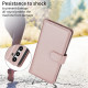 For Samsung Galaxy S24+ / S25+ 5G Multi-Card Wallet RFID Leather Phone Case(Rose Gold)