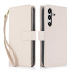 For Samsung Galaxy S24+ / S25+ 5G Multi-Card Wallet RFID Leather Phone Case(Apricot)