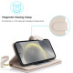 For Samsung Galaxy S24+ / S25+ 5G Multi-Card Wallet RFID Leather Phone Case(Apricot)