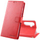 For Samsung Galaxy S24+ 5G GOOSPERY BLUE MOON Crazy Horse Texture Leather Phone Case(Red)