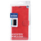 For Samsung Galaxy S24+ 5G GOOSPERY BLUE MOON Crazy Horse Texture Leather Phone Case(Red)