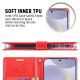 For Samsung Galaxy S24+ 5G GOOSPERY BLUE MOON Crazy Horse Texture Leather Phone Case(Red)