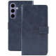 For Samsung Galaxy S24+ 5G GOOSPERY BLUE MOON Crazy Horse Texture Leather Phone Case(Dark Blue)