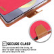 For Samsung Galaxy S24+ 5G GOOSPERY CANVAS DIARY Fabric Texture Flip Leather Phone Case(Navy Blue)