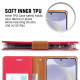 For Samsung Galaxy S24+ 5G GOOSPERY CANVAS DIARY Fabric Texture Flip Leather Phone Case(Green)